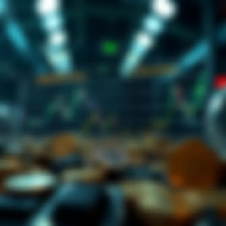 A conceptual graph indicating profitability in cryptocurrency mining