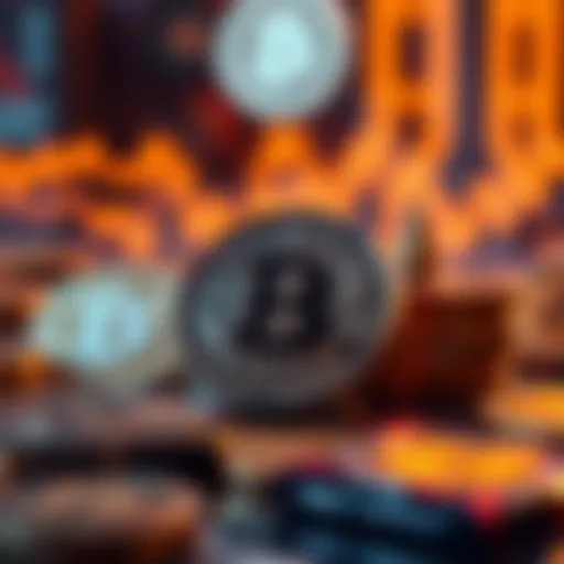 Digital Currency Icons Visual representation of digital currency icons