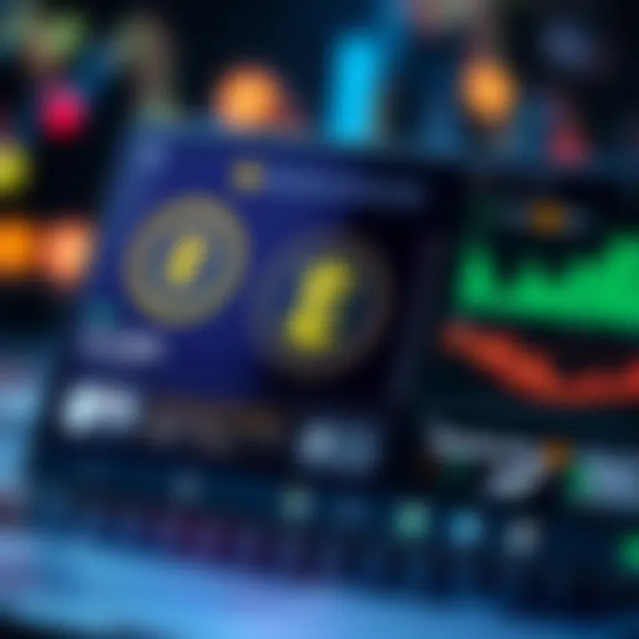 User Interface of E-Coin Website User interface of an e-coin website