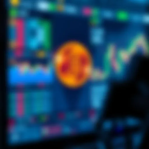 Cryptocurrency Exchange Interface Illustration of cryptocurrency exchange interface