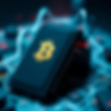 Digital Wallet Representation Visual representation of a digital wallet