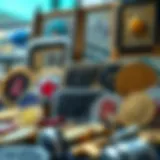 Visual representation of various NFT artworks