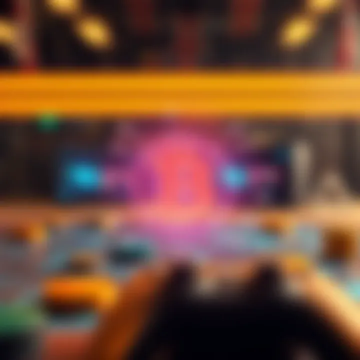 The Role of Blockchain in Gaming A visualization of blockchain technology in gaming, highlighting its benefits.