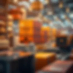 Illustration showing the interconnectedness of supply chain components