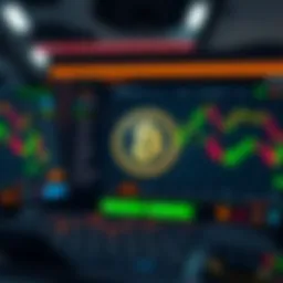 Digital currency trading interface showcasing various options