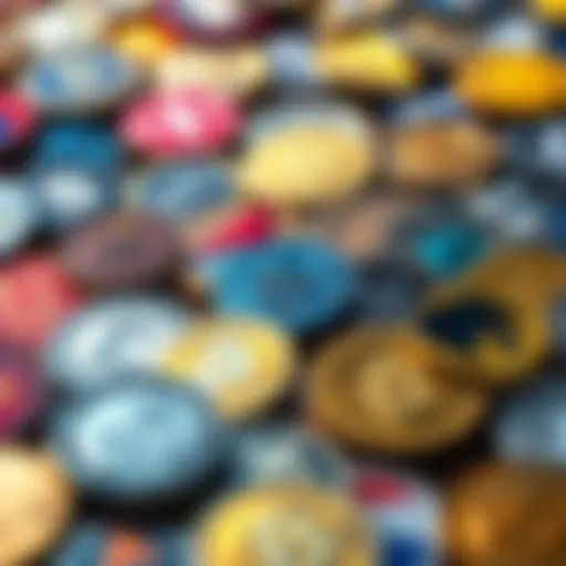 Diverse Cryptocurrency Logos Illustration of cryptocurrency logos