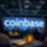 Coinbase IPO announcement event