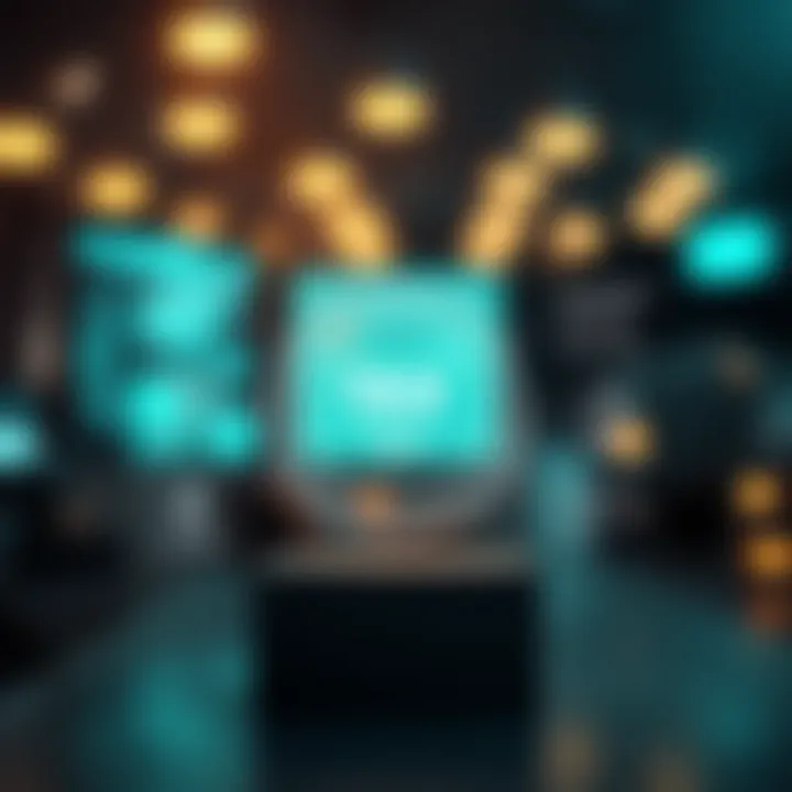 Compliance with Tax Regulations Diagram illustrating compliance with tax regulations using blockchain technology.