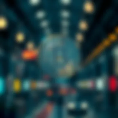 Abstract representation of cryptocurrency airdrops