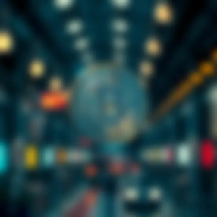 Abstract representation of cryptocurrency airdrops