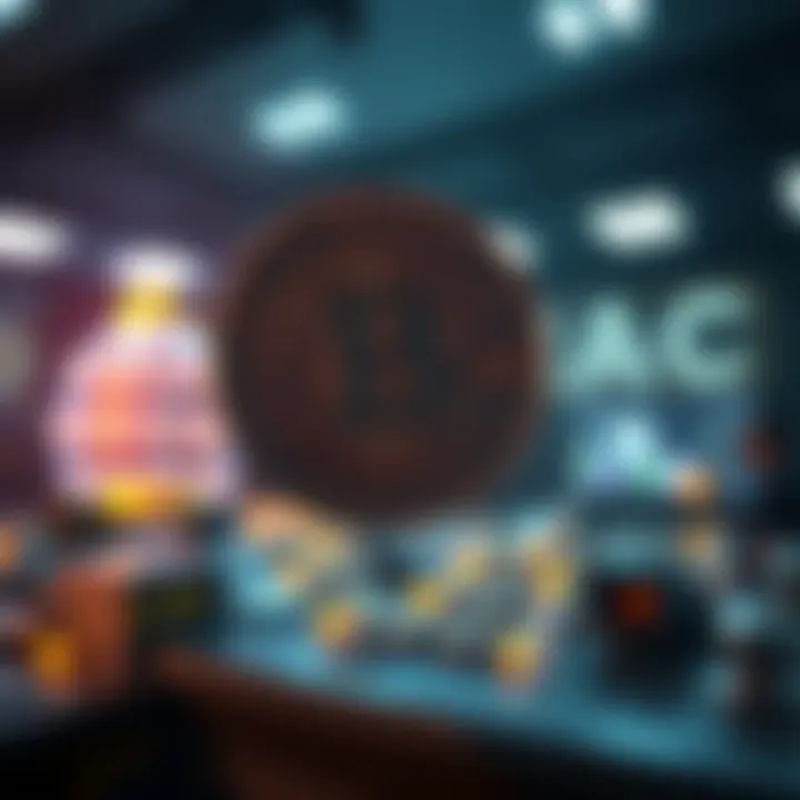 Visual depiction of educational initiatives in crypto