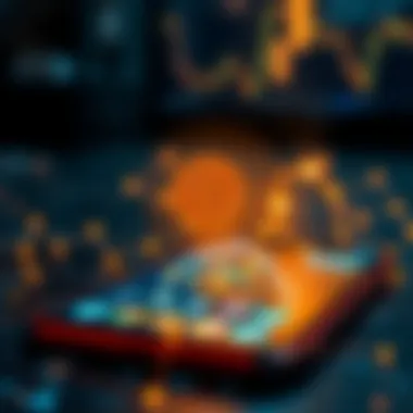 Illustration of blockchain integration within the CRBT mobile application