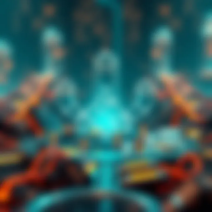 Casper Labs in the Crypto Landscape A conceptual diagram of the crypto landscape featuring Casper Labs