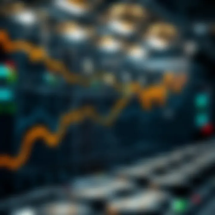 Graph depicting the evolution of crypto mining market dynamics