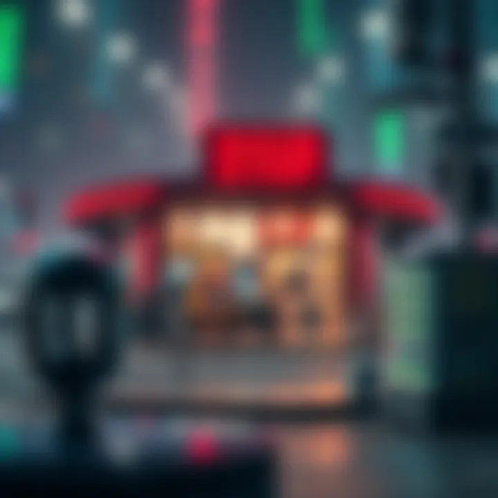 Decentralized Finance Decentralized finance concept illustrated