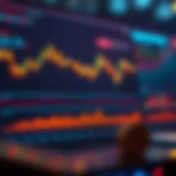 An analytical chart showing cryptocurrency market trends