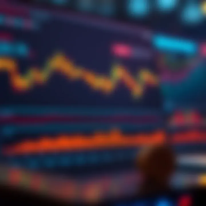 Cryptocurrency Market Trends Analysis An analytical chart showing cryptocurrency market trends