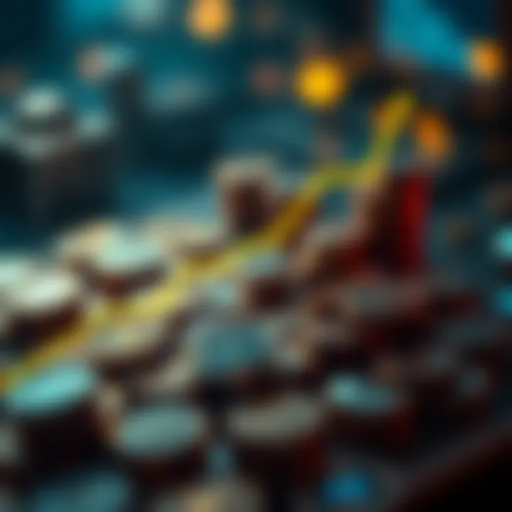 Growth of Donation Coins in Charity Graph showcasing the growth of donation coins in charity