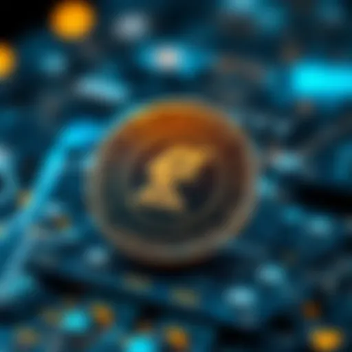 Visual representation of Electroneum Coin technology
