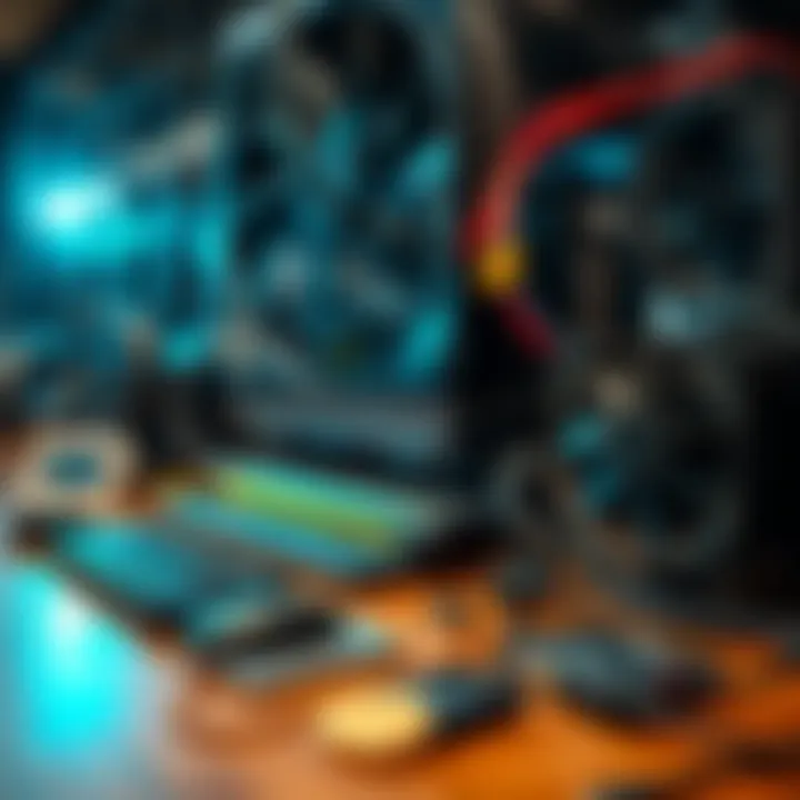 Essential mining gear laid out for optimal performance