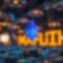 Visual representation of Ethereum network architecture