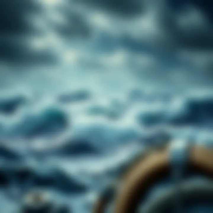 A stormy sea symbolizing turbulent investments