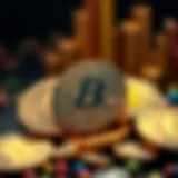 Visual representation of leading altcoins in the cryptocurrency market