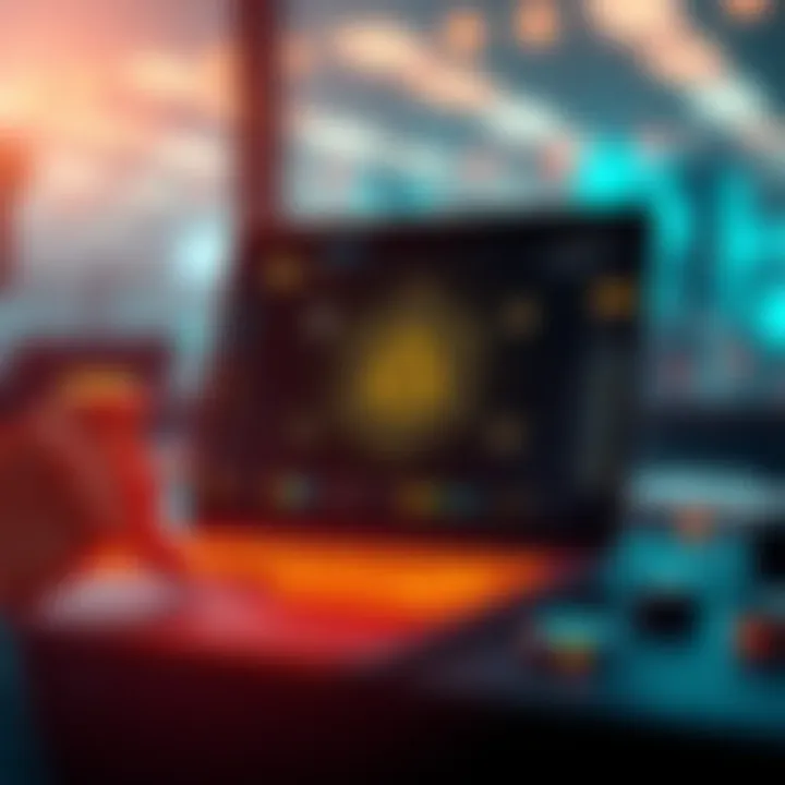 Unique Functionalities of AVAX DApps Visual representation of AVAX DApps showcasing unique functionalities