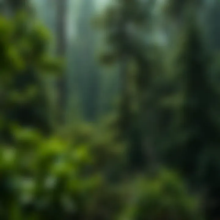 The Role of Forests in Carbon Credits A lush forest symbolizing carbon offset