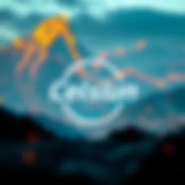 Celsius Logo in Cryptocurrency Landscape Celsius logo in a dynamic cryptocurrency environment