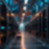 A digital representation of cloud mining infrastructure