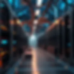 A digital representation of cloud mining infrastructure