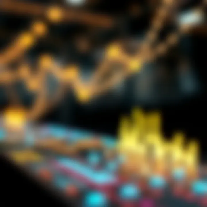 Blockchain Technology in Crypto Transactions Visual representation of blockchain technology facilitating transactions