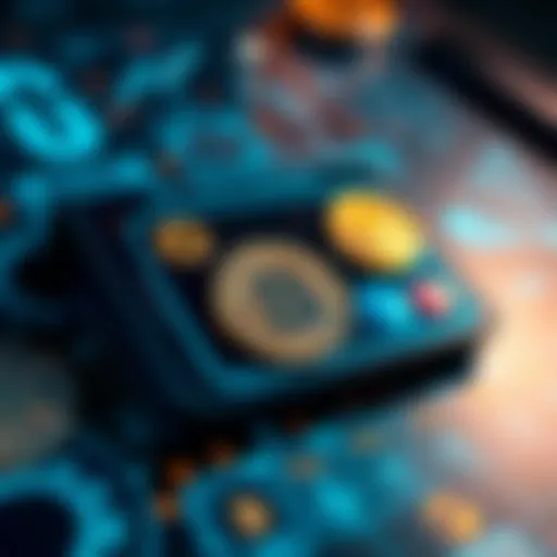 A digital wallet interface showcasing various cryptocurrencies