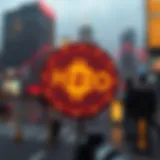 Conceptual illustration of Hero Ticker in crypto markets