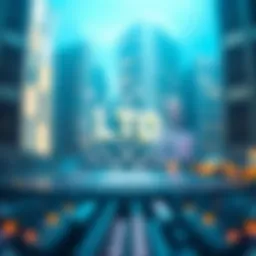 Visual representation of LTO blockchain technology