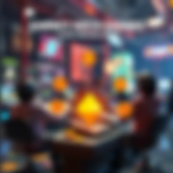 Earning Mechanisms in Money-Making Games Infographic illustrating different earning mechanisms in games