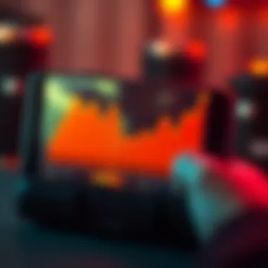 Mobile Gaming Revenue Trends Graph depicting trends in mobile gaming revenue