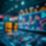 A visual representation of NFT stocks on a digital trading platform