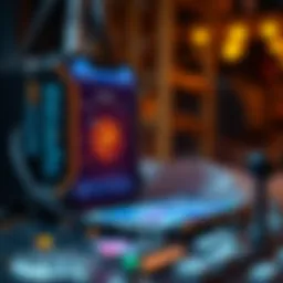 A visual representation of Phoneum's mobile mining interface