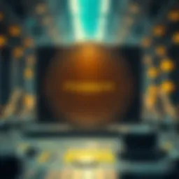 Conceptual visualization of decentralized search engine architecture