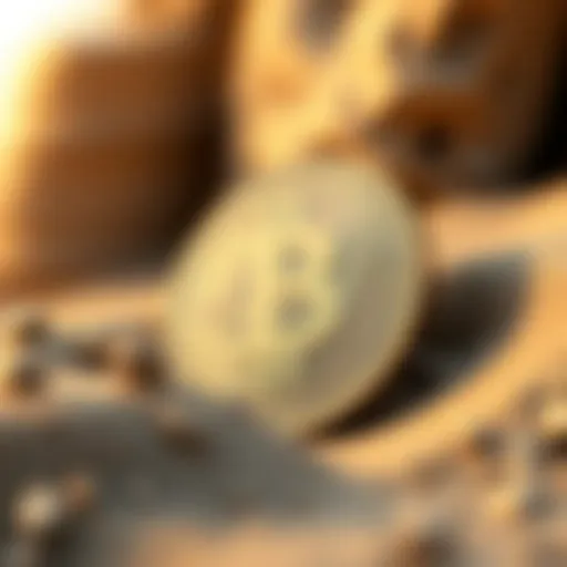 Visual representation of Sand Coin cryptocurrency