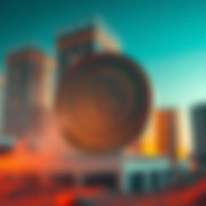 Conceptual artwork representing investment potential of Sand Coin