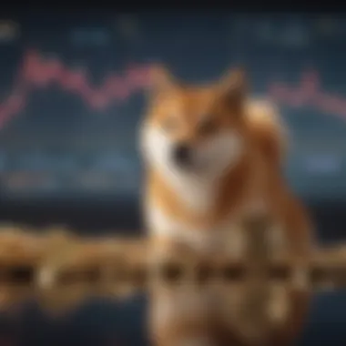 Graph depicting the performance of Shiba crypto versus traditional stocks