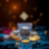 Smart Donation Concept in Crypto Conceptual representation of smart donations in cryptocurrency