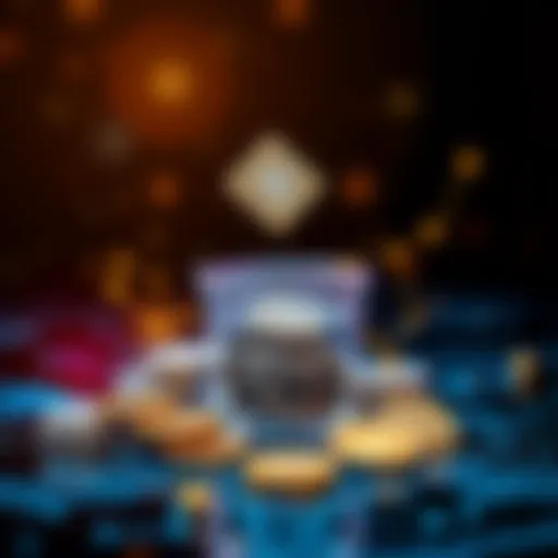 Smart Donation Concept in Crypto Conceptual representation of smart donations in cryptocurrency