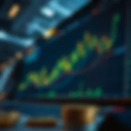 Graph illustrating market trends in cryptocurrency