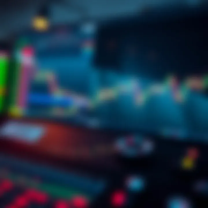 Conceptual image of risk management in trading
