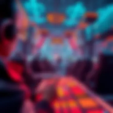 Immersive Blockchain Gaming An immersive blockchain gaming experience showcasing digital assets