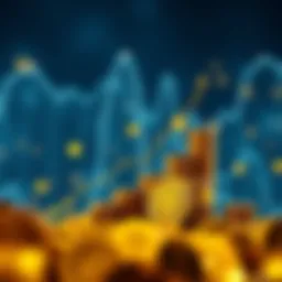 Symbolic representation of cryptocurrency growth